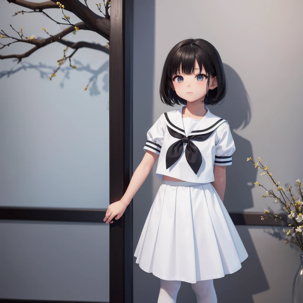 bikini、Primary school students、Girl、Girl、Primary school students、slender、Slender、Black Hair、