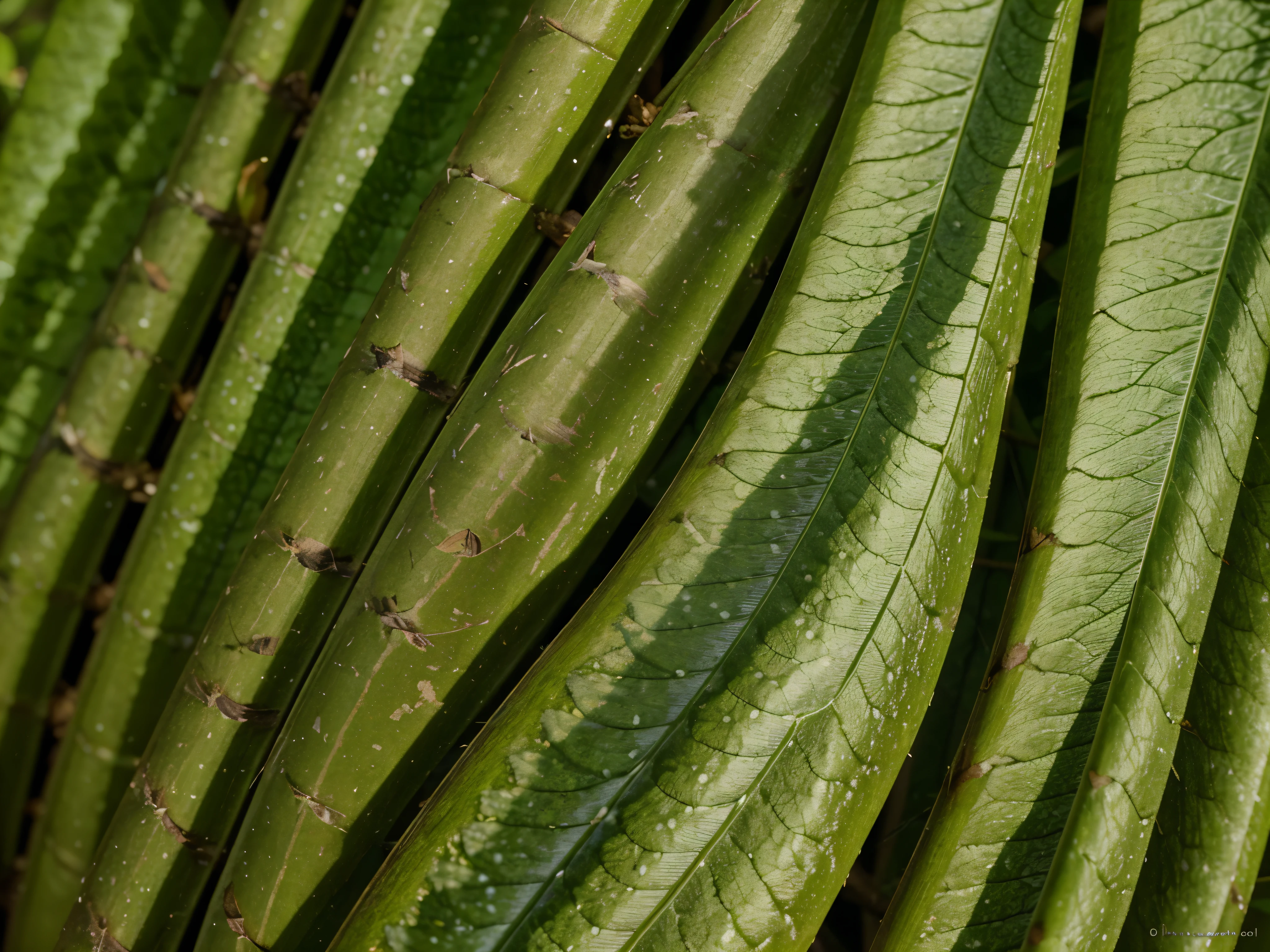 Botanical Surfaces: Close-ups of plant leaves, flowers, and tree barks.