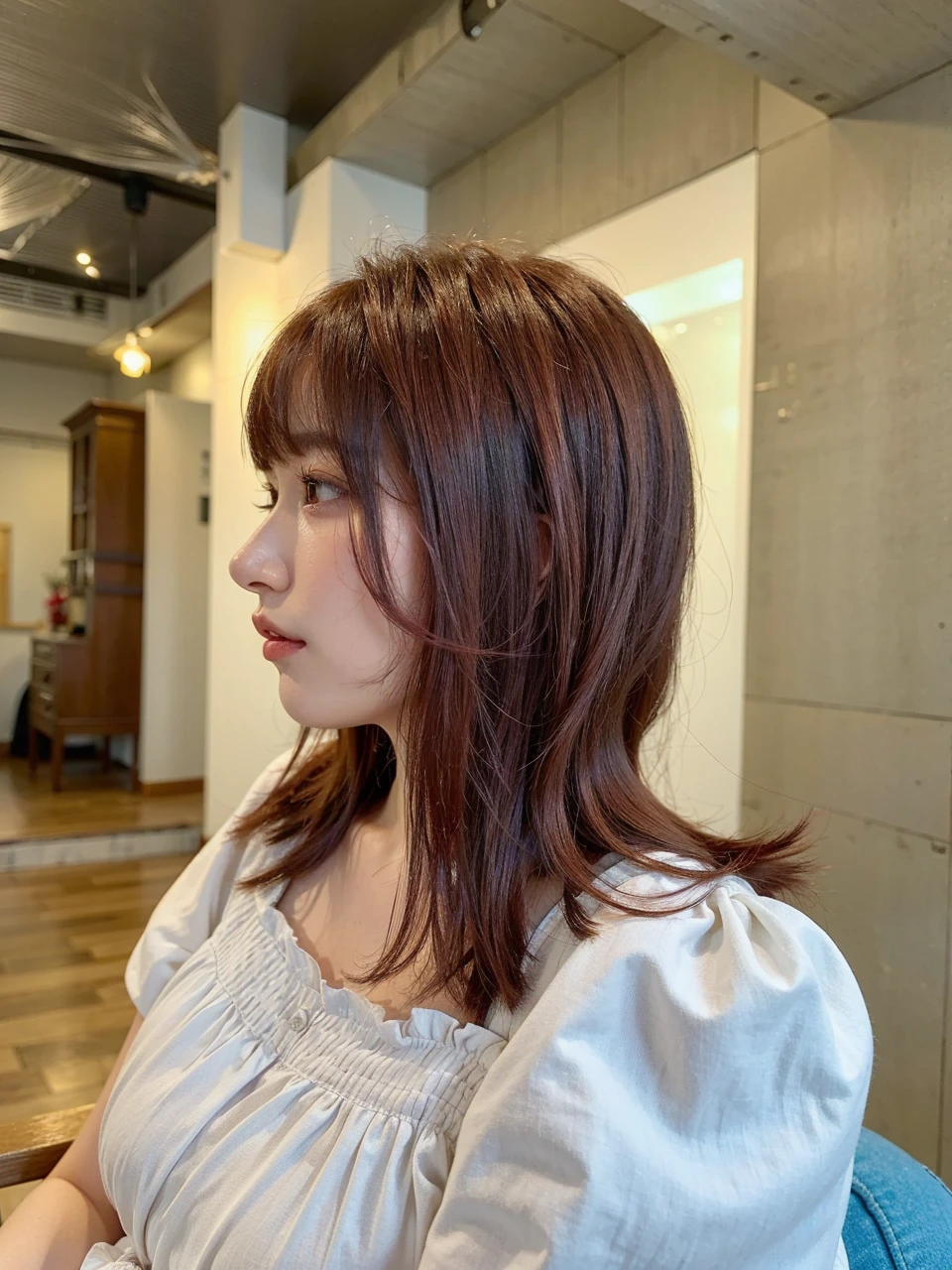 arafed woman Con cabello rojo and a white top posing for a picture, ulzzang, jossi de blackpink, parque roseanne de blackpink, heonhwa choe, sun yunjoo, portrait of jossi de blackpink, con el pelo largo y rojo, sha xi, Jennie rosa negra, kim doyoung, aparcar desde-min, jinyoung shin, Con cabello rojo