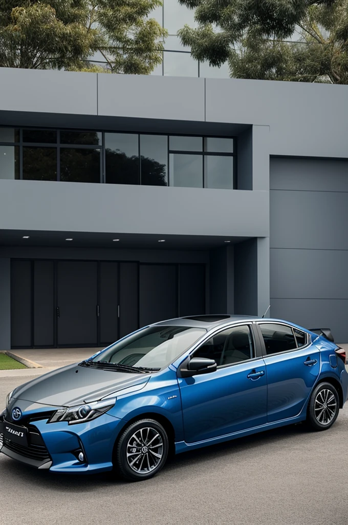 tom cat, toyota vios 2024, grayish blue metallic