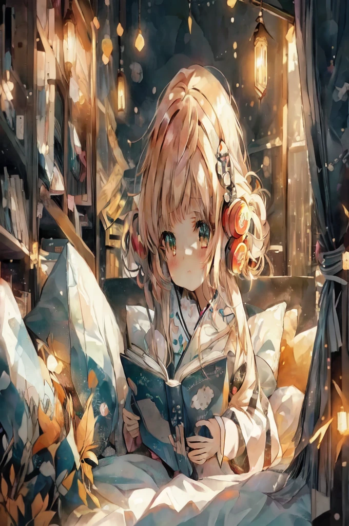 anime girl reading a book in bed with lights on, young anime girl, anime visual of a cute girl, anime art wallpaper 4 k, anime art wallpaper 4k, anime picture, anime art wallpaper 8 k, cute anime girl, anime wallpaper 4k, anime wallpaper 4 k, anime illustration, anime style 4 k, anime aesthetic, high quality anime artstyle