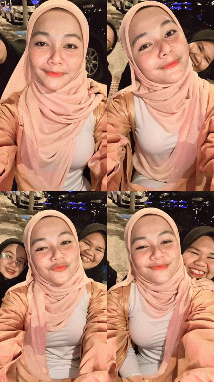 High resolution UHD, Improvement of quality, Soft lighting, Highly detailed, Very detailed on clothes, high quality clothes, Advanced Details, Sharp Focus, High resolution, Big Breasts, Breasts Covered With Hijab and Dress, Real clothes, Real Lighting, Same clothes, Same Clothes With Big Breasts, Big Boob Undershirt Covered, Malay Girl Wear Hijab