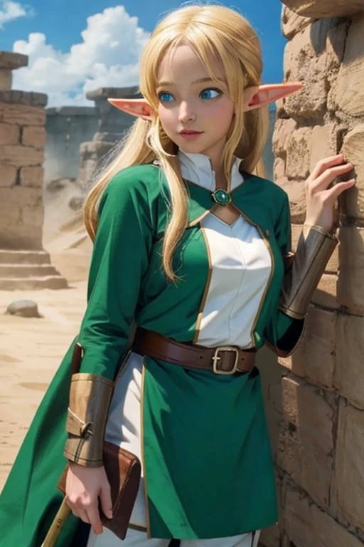 elf archer girl magic fantasy