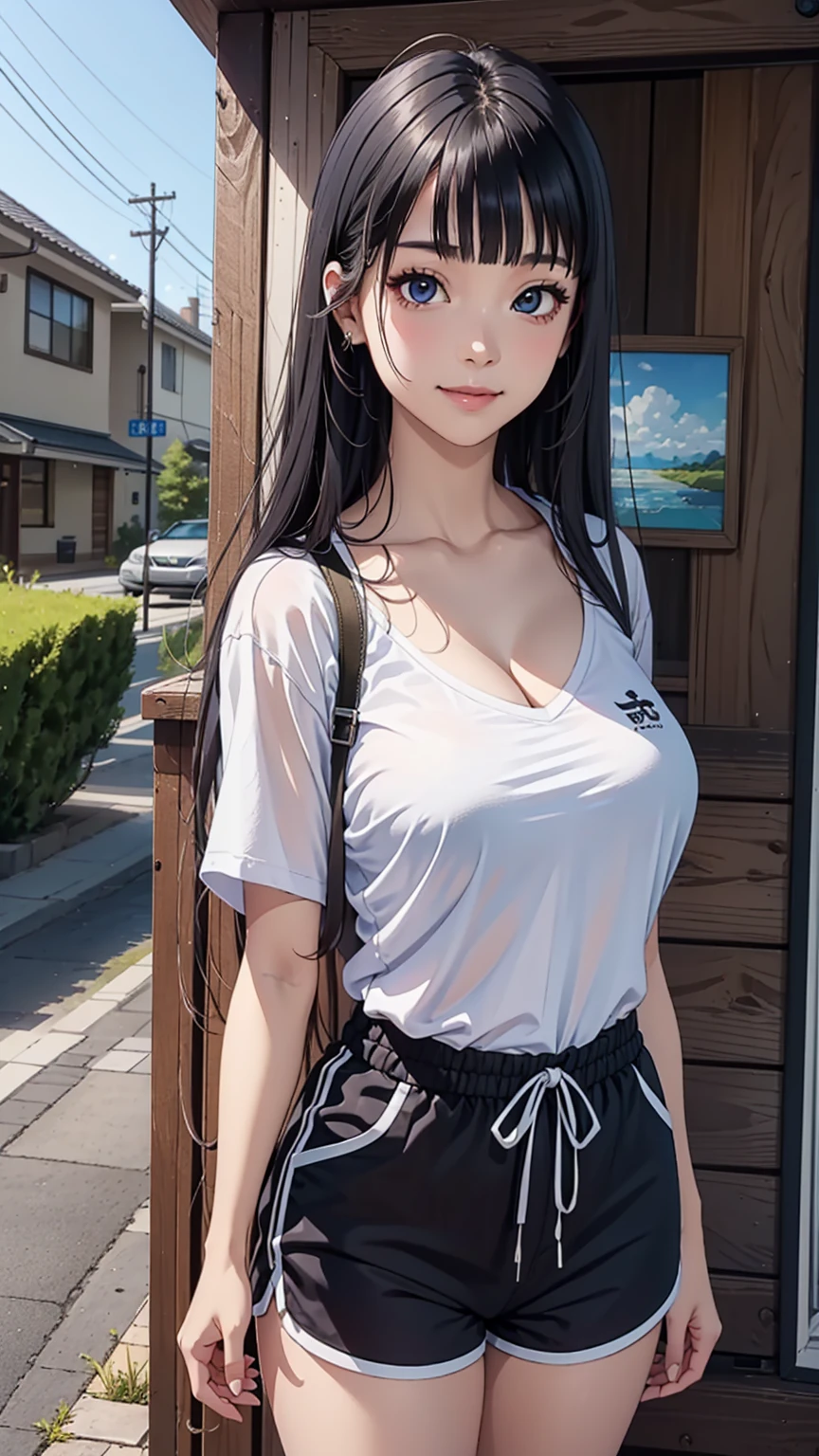 "high school teacher beautiful woman ponytail black hair,beautiful detailed eyes,beautiful detailed lips,extremely detailed eyes and face,long eyelashes,(best quality,4k,8k,highres,masterpiece:1.2),ultra-detailed,(realistic,photorealistic,photo-realistic:1.37),portrait,soft colors,soft lighting,girl walking in a garden,garden path with flowers and greenery,fresh air,blooming cherry blossoms,serene atmosphere,subtle sunlight,gentle breeze,peaceful ambiance,delicate uniform fabric,textured background,subtle shadows,happy expression,casually strolling,high school building in the distance,friends laughing and chatting,leafy trees providing shade,tranquil setting"