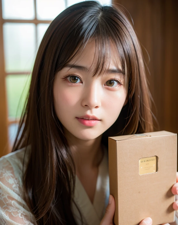 Highest quality, Face Focus, Soft Light, Ultra-high resolution, (Realistic:1.4), RAW Photos,
1 Japanese girl, alone, cute, (Students, Light in your eyes), Beautiful face in every detail, (Small box),(High resolution detail of human skin texture),
(Long Hair),
indoor,
Damask Shirt Dress,
(Portraiture)