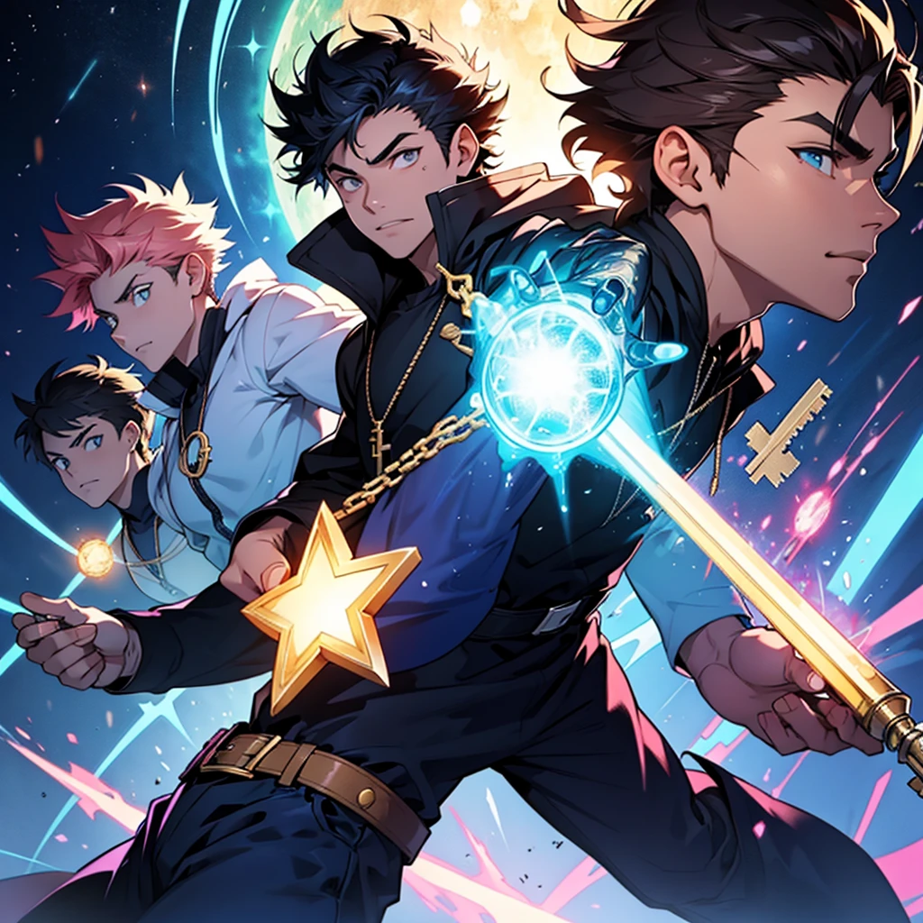 7 age heroes with magical powers who carry the universal keys