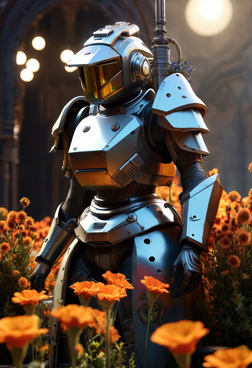 The first knights, Flowers for the Faded, Moonchild, Punked Steamroll, realistic, Soft illumination and Soft render, 8k--ar 16:9,8k