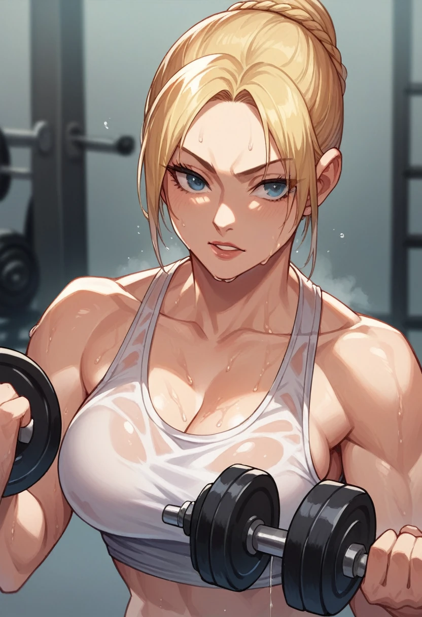 Nina Williams Tekken working out wet