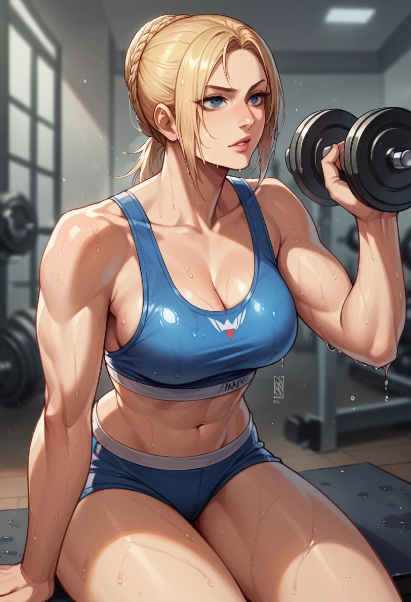 Nina Williams Tekken working out wet
