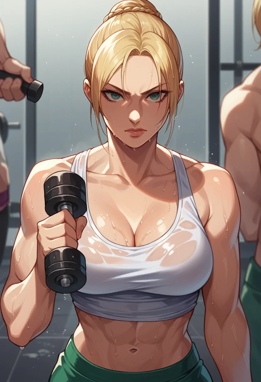 Nina Williams Tekken working out wet