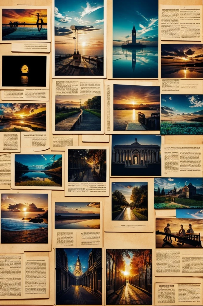 Create a collage about literature