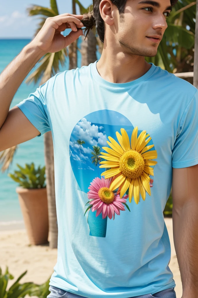 Summer themed t-shirt design