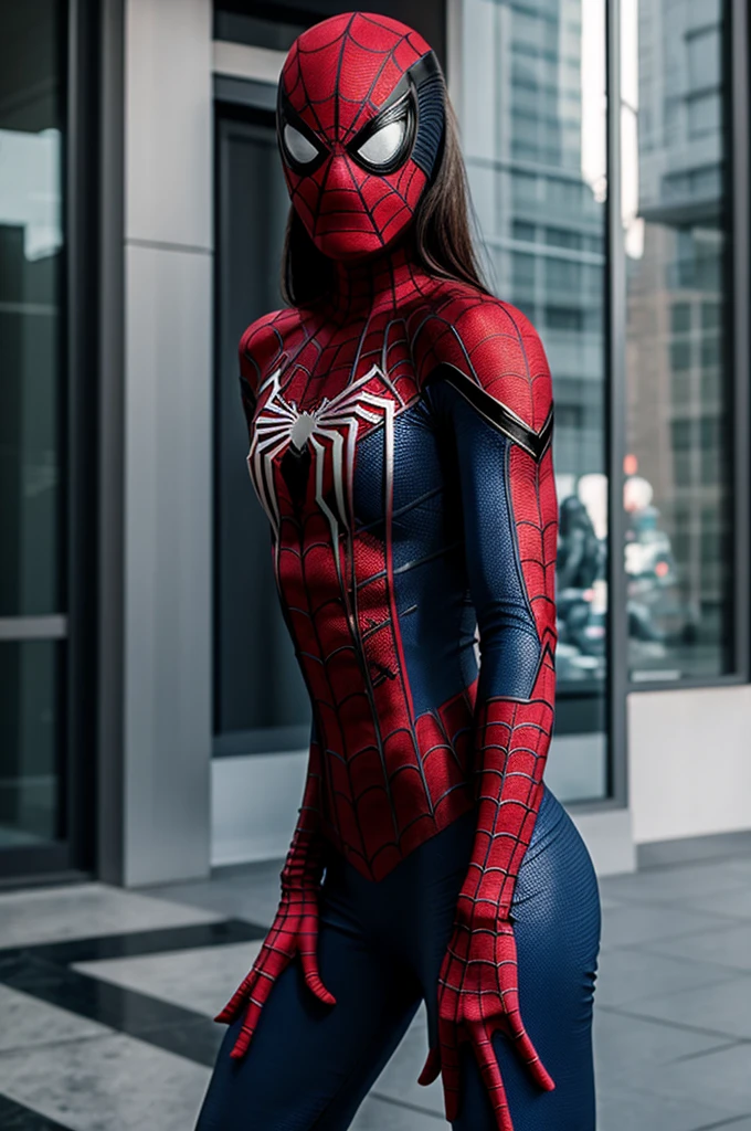 Spiderman in female version
