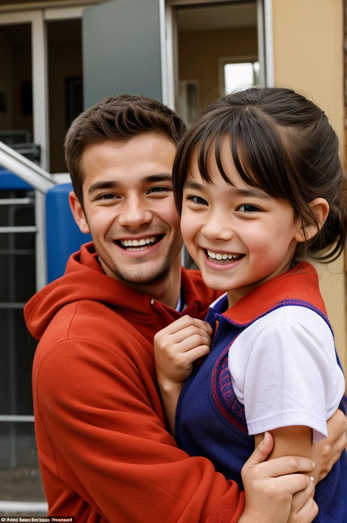 Lucas, usually reserved, felt a warmth spreading through him as Mia's infectious enthusiasm brightened his day.