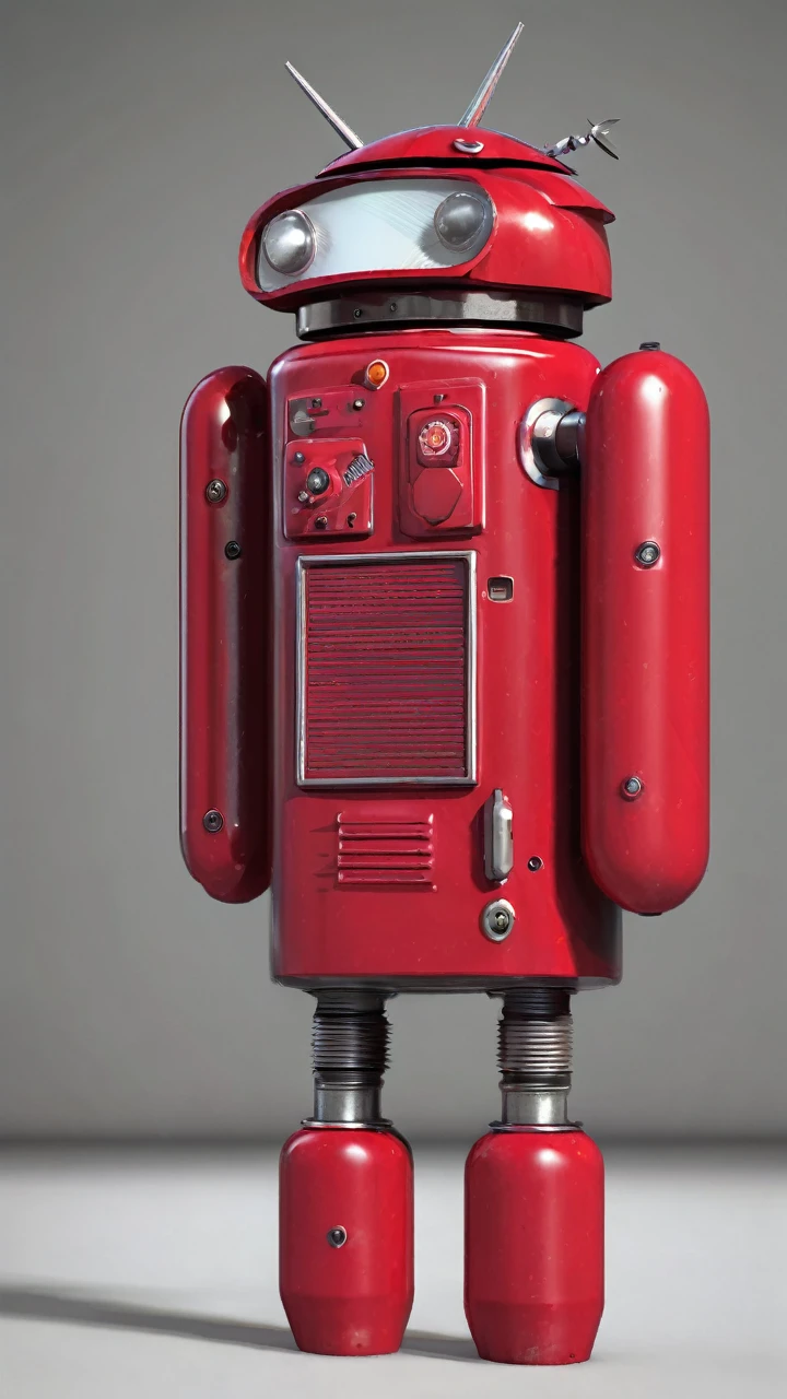 Make a punk-style Android with a Soviet theme 