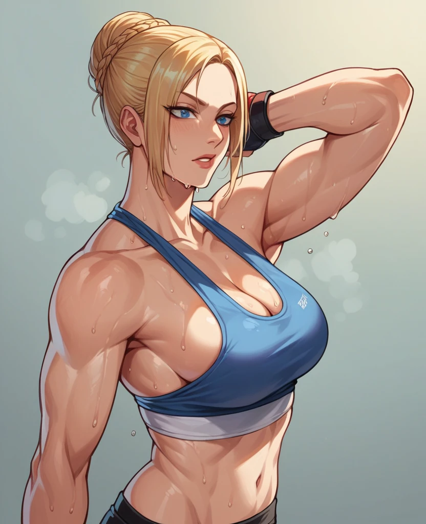 Nina Williams Tekken working out wet