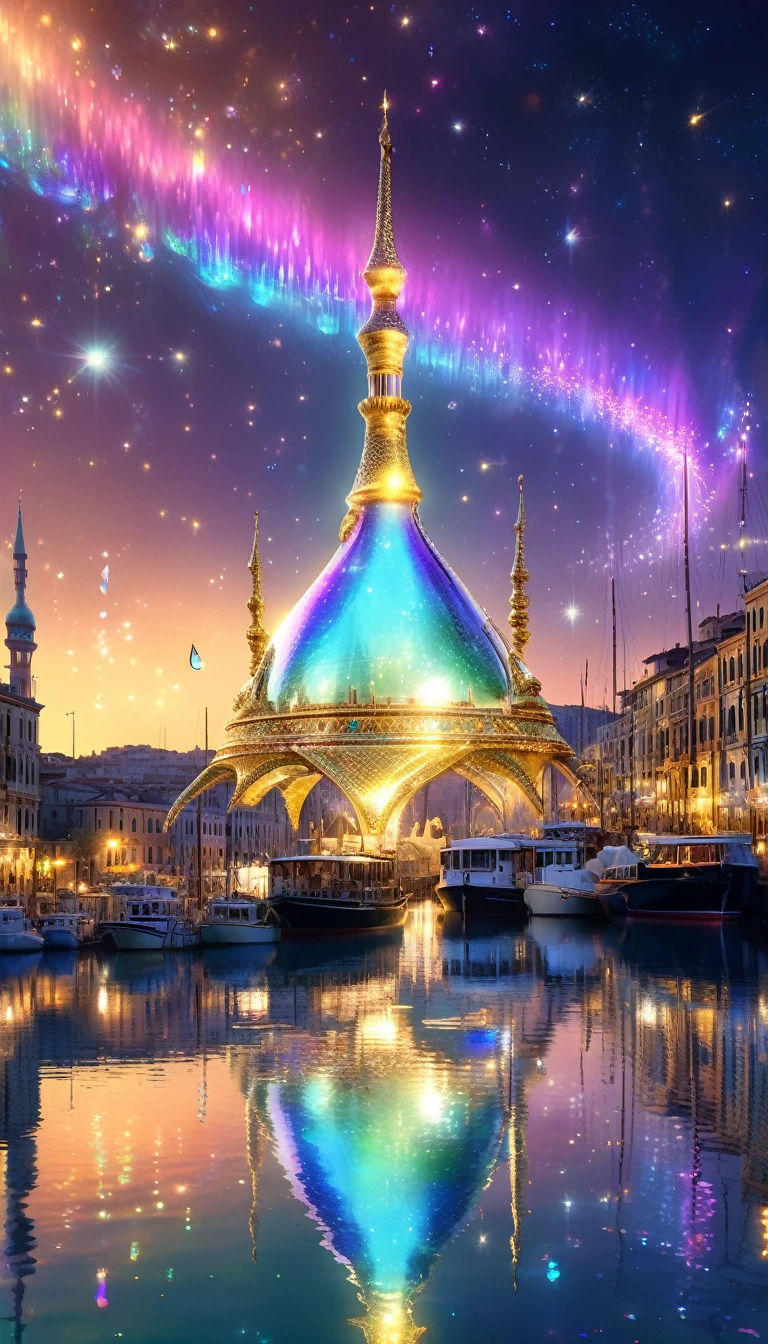 Made by AIS-RCN, 8K Photo, "words, Iridescent notes, Snap out of the golden horn, Transform your thoughts into delicate works of art.", Supple, Spotlight、