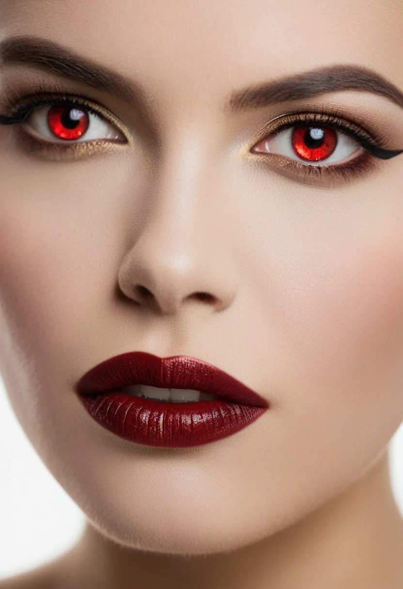 nsfw, 1vampire lady, solo, mature adult woman, evil MILF, lady from hell, vampire beauty, femme fatale, evil apostle of darkness, peerless beauty, (((((👄, 👅, Sensually Baring Her Fangs, Vampire Bite),(slyly looks), (Cruel grinning slit eyes), (evil roguish smile))))), a Vampire Kiss, masterpiece, perfect anatomy, ideal facial features, ideally proportioned figure, perfectly beautiful body, makeup, sensual Blonde, Very short, pixie cut, Beautifully detailed eyes, double eyelid, (eyeliner:1.2), mascara, eyeshadow, golden eyes, Beautifully detailed nose and nostrils, Beautifully detailed lips, (lipstick:1.1),(Dark red lips, glossy lips), (Vampire Fangs), tongue, saliva, Focus only on the mouth, Woman mouth close up, from front, glaring at you