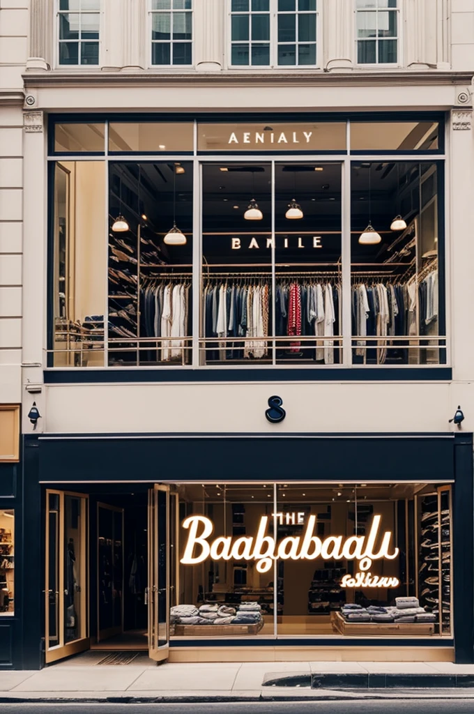 Spectacular logo for a fashion store that says "Baby Stores"