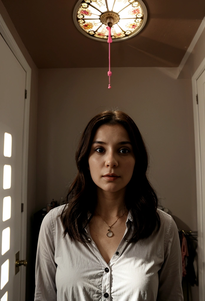 woman creppy room 