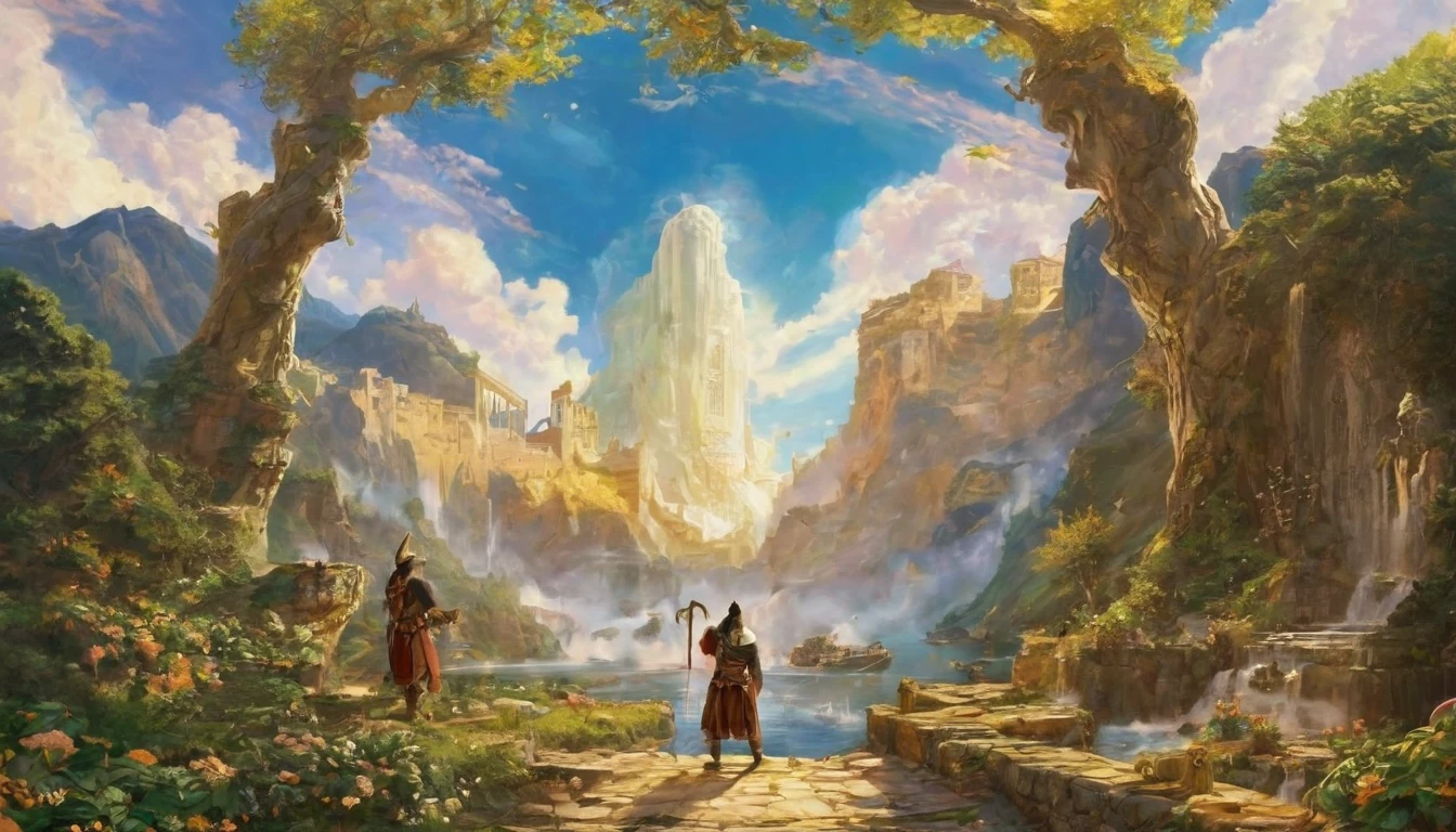 wallpaper,32k,Left-right opposition,Two factions of gods,Aesir:奥丁和他的兄弟们建立了Aesir,They are gods of wisdom and war。
Vanir:与Aesir相对的是Vanir,They pay more attention to nature and harvest。Norse mythology,