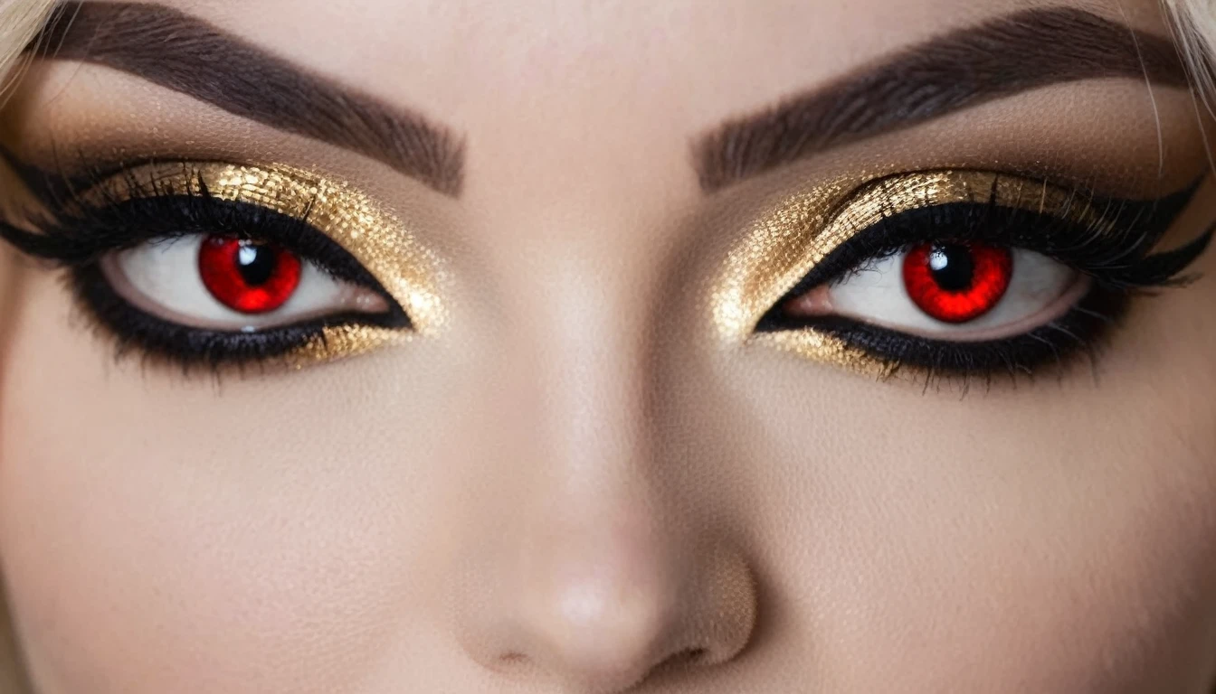 , Gothic horror, 1  vampiress, solo, mature sexy adult, evil , lady from hell, vampire beauty, femme fatale, evil apostle of darkness, peerless beauty, (((((👄, 👅, Sensually Baring Her Fangs, Vampire Bite),(slyly looks), (Cruel grinning slit eyes), (evil roguish smile))))), a Vampire Kiss, masterpiece, perfect , ideal  features, ideally proportioned figure, perfectly beautiful body, makeup, sensual Blonde, Very short, pixie cut, Beautifully detailed eyes, double eyelid, (eyeliner:1.2), mascara, eyeshadow, golden eyes, Beautifully detailed nose and nostrils, Beautifully detailed lips, (lipstick:1.1),(Dark red lips, glossy lips), (Vampire Fangs), tongue, saliva, Focus only on the mouth, Woman mouth close up, from front, glaring at you
