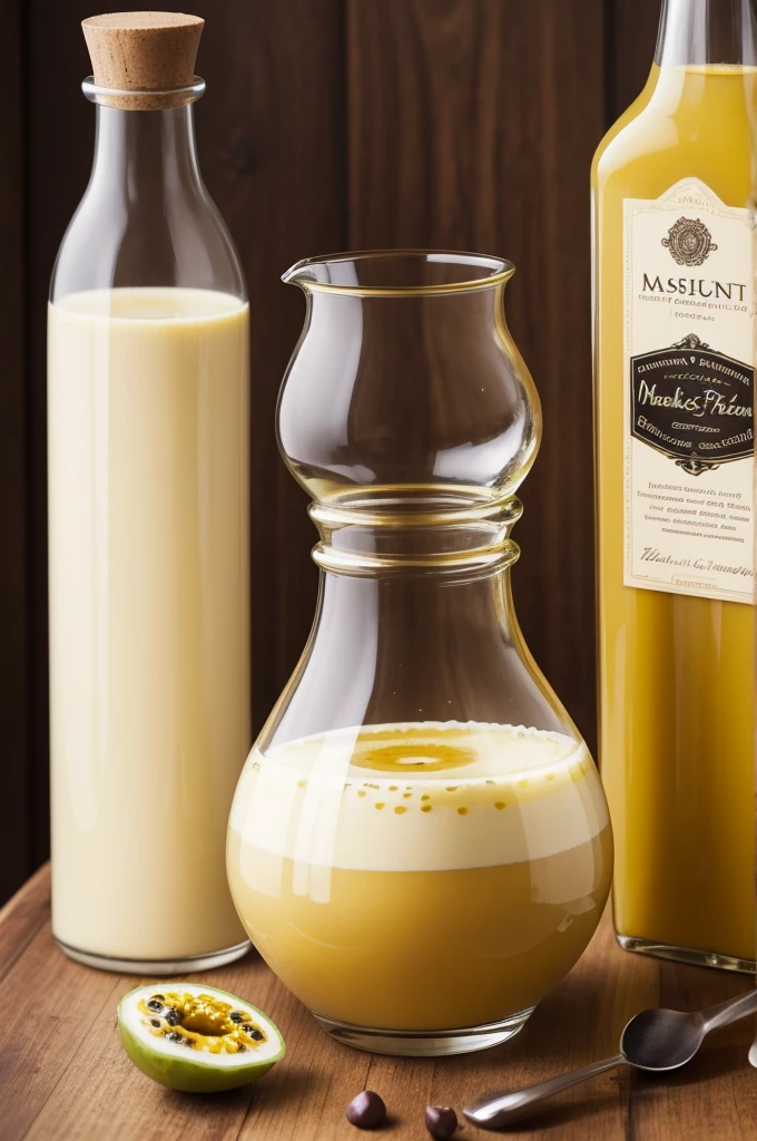 Make me a passion fruit cream liqueur in a 750ml bottle that is innovative that is moments