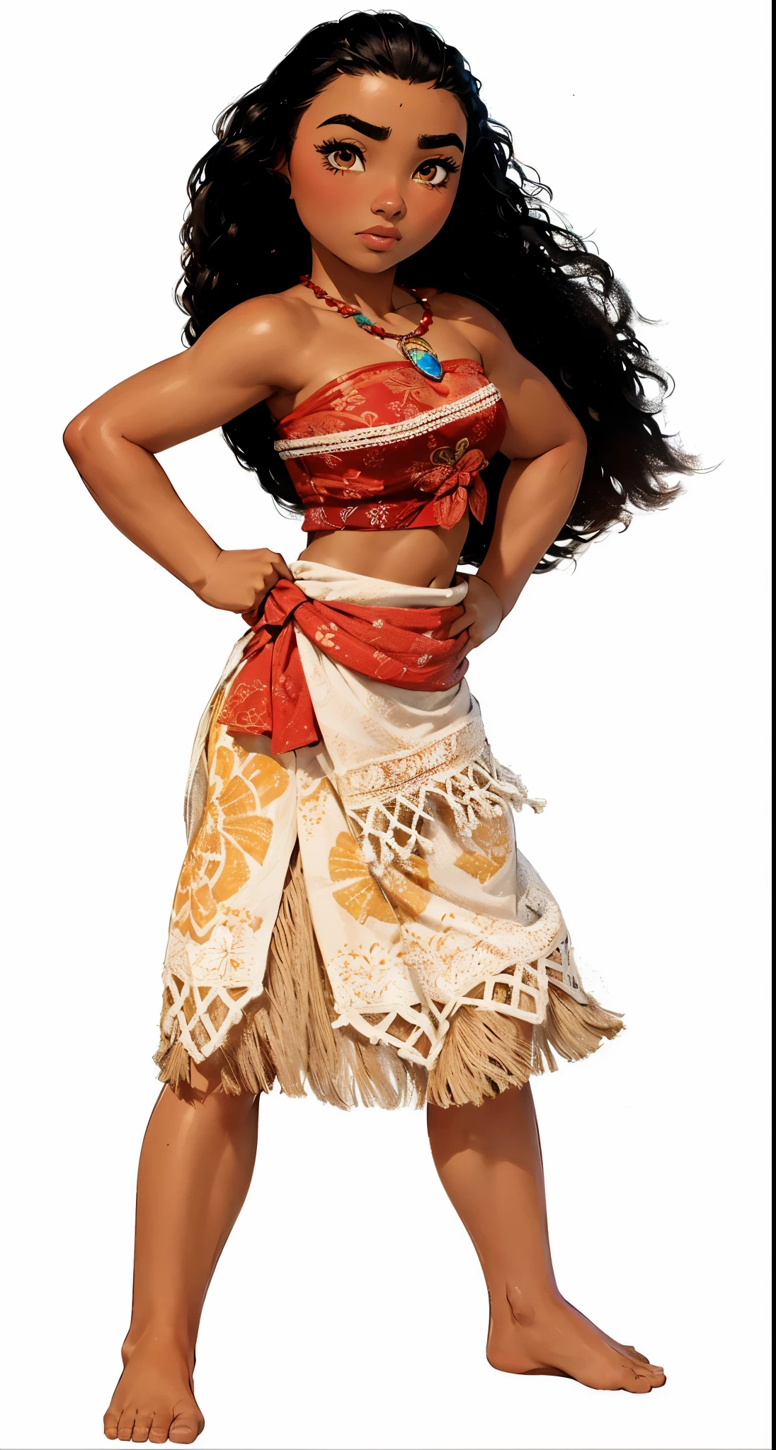 REAL DISNEY MOANA IMAGE, HUMAN STYLE, HUMAN PROFILE, 8K
