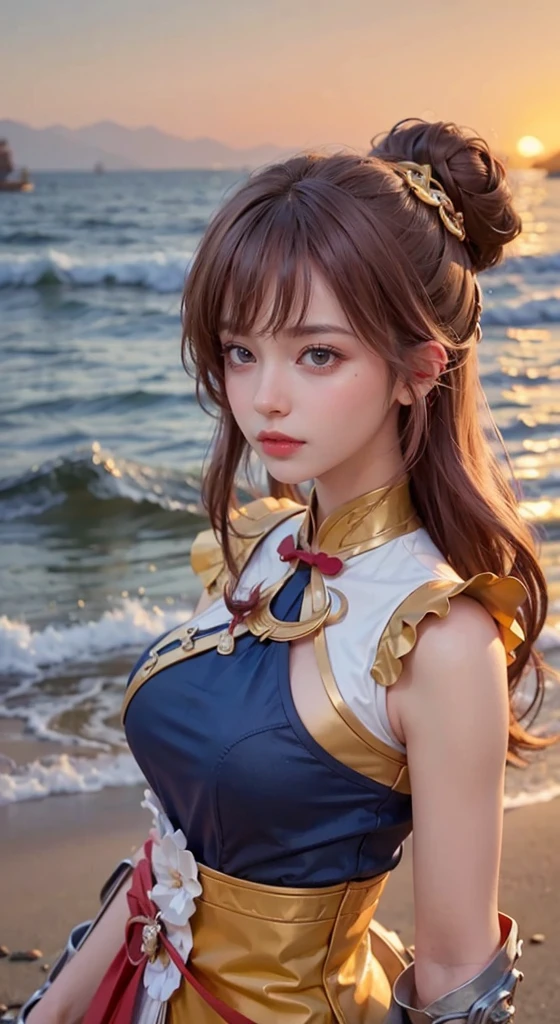 a close up of a 4 girls ,pink hair , big booobs , shadowbringers cinematic, 4 k detail fantasy, a beautiful fantasy empress, game cg, xianxia fantasy, xianxia hero, 2. 5 d cgi anime fantasy artwork, cinematic goddess close shot, ruan jia and artgerm, wow 4 k detail fantasy, hyperdetailed fantasy character