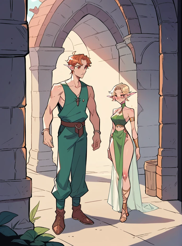 score_9, score_8_up, score_7_up, score_6_up, source_anime, 1boy, elf, short hair, blonde, orange eyes, sorcerer, aventurer's clothes.
Full body, fullbody
Dungeon Meshi art style