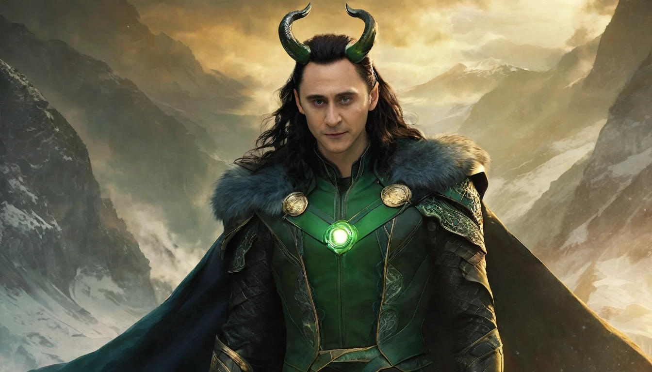 wallpaper,32k,Loki,Loki是奥丁的养兄弟,But he is a cunning shapeshifter,Often causes trouble,Norse mythology