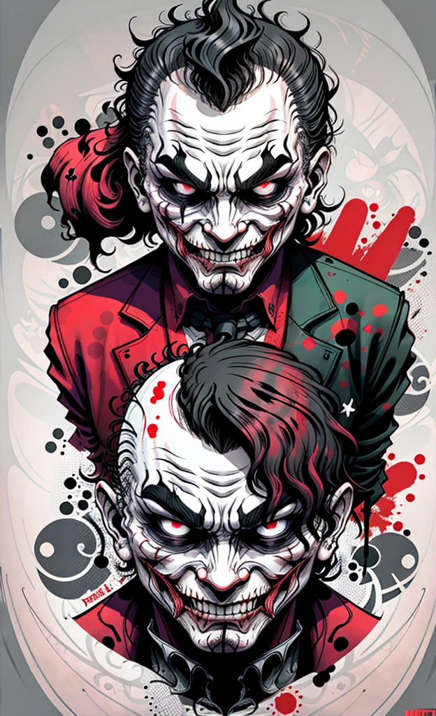 joker in the style of 0mib