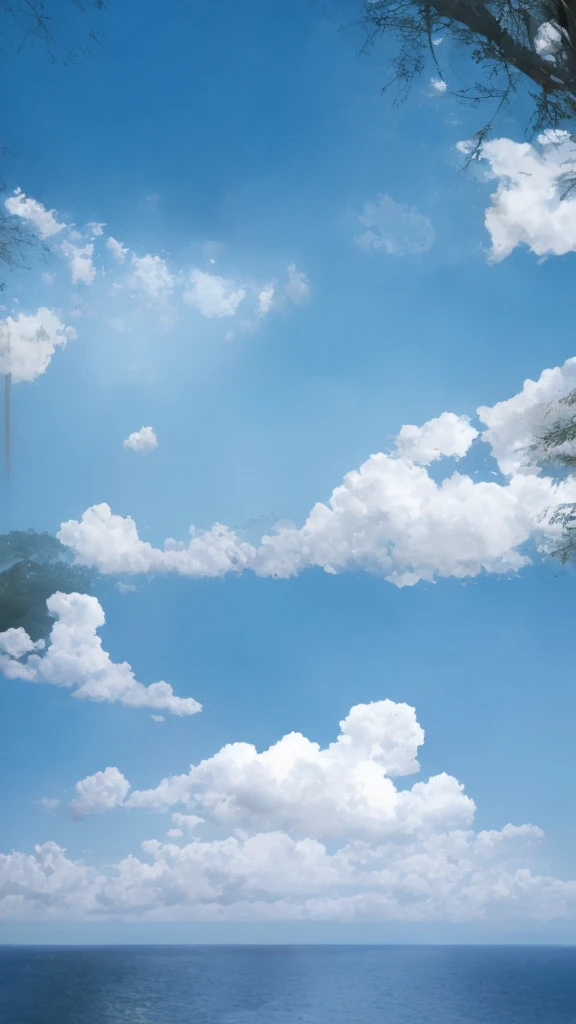 Create a backdrop of a beautiful sky. Show expansive depths of blue, adorned with wispy clouds and a gentle gradient of colors. Capture the serenity and vastness of the sky in a way that captivates the viewer."