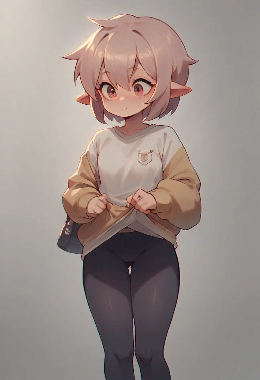 Cute Marie Fnia 4k photo wearing black leggings looking forward