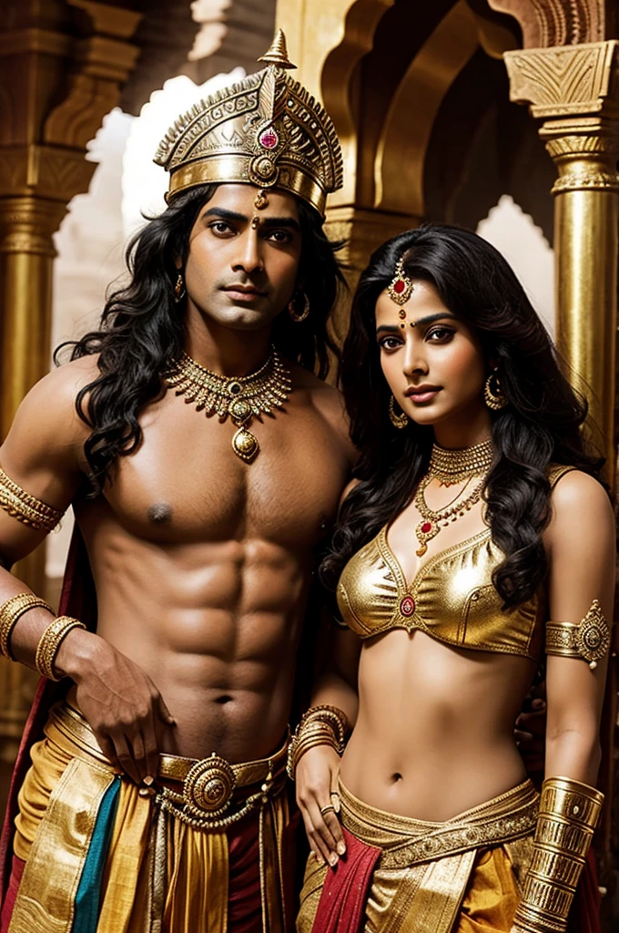 Mahabharat krishna and Arjuna 
