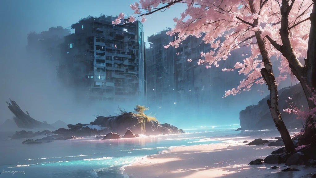 32k, Masterpiece, Highest quality, One girl, Detailed eyes, flower,Alstroemeria, Pink and light blue style,A dreamy, romantic piece,Pale yellow, Mysterious Leaves,A playful arrangement,Fantasy,High Contrast,Ink strokes,explosion,Exposure, Impression of pink and light blue tones,Abstract,((Watercolours by John Berkey and Jeremy Mann )) Brush strokes,Negative Space, Tyndall effect,