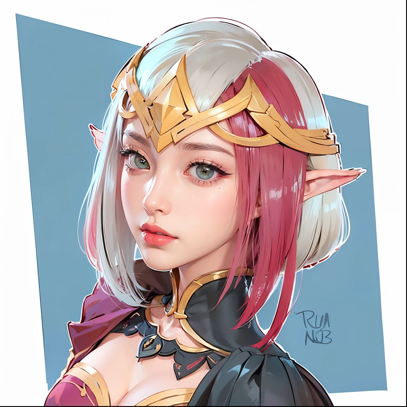 a close up of a 4 girls  ,pink hair , big  ,  shadowbringers cinematic, 4 k detail fantasy, a beautiful fantasy empress, game cg, xianxia fantasy, xianxia hero, 2. 5 d cgi anime fantasy artwork, cinematic goddess close shot, ruan jia and artgerm, wow 4 k detail fantasy, hyperdetailed fantasy character