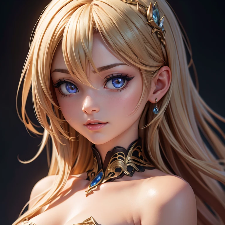 a mimic girl,1girl,beautiful detailed eyes,beautiful detailed lips,extremely detailed eyes and face,long eyelashes,anime style,fantasy,highly detailed,intricate details,digital painting,exquisite,elegant,ethereal,soft lighting,(best quality,8k,highres,masterpiece:1.2),ultra-detailed,(realistic,photorealistic,photo-realistic:1.37),volumetric lighting,cinematic lighting,vivid colors,warm color palette