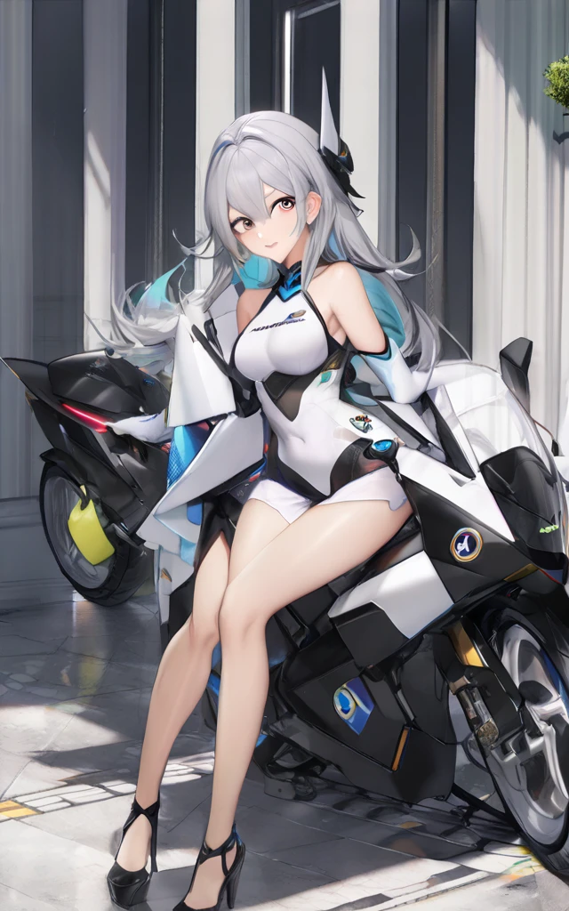 Azur Lane))、(((Graypoi Silver Hair)))、(Enterprise)、Beautiful breasts Director's hat、White clothes、Black jacket、aircraft carrier、Cool Women、 (Perfect hands, Perfect Anatomy),, Anime Girls, best anime 4k, wallpaper, Detailed digital anime art, Detailed anime artワーク, アニメアートwallpaper 4k, アニメアートwallpaper 4k, Detailed anime art, アニメwallpaper 4k, アニメwallpaper 4k, アニメアートwallpaper 8K, 4k アニメwallpaper, 8k high quality detailed art