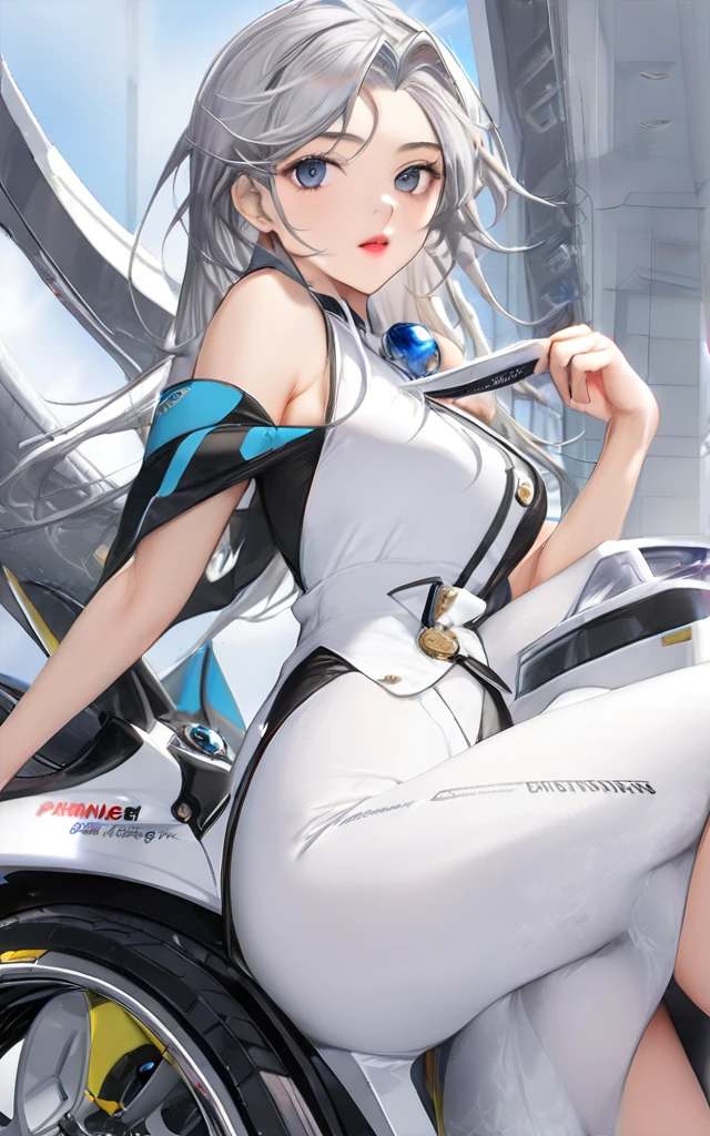 Azur Lane))、(((Graypoi Silver Hair)))、(Enterprise)、Beautiful breasts Director&#39;s hat、White clothes、Black jacket、aircraft carrier、Cool Women、 (Perfect hands, Perfect Anatomy),, Anime Girls, best anime 4k, wallpaper, Detailed digital anime art, Detailed anime artワーク, アニメアートwallpaper 4k, アニメアートwallpaper 4k, Detailed anime art, アニメwallpaper 4k, アニメwallpaper 4k, アニメアートwallpaper 8K, 4k アニメwallpaper, 8k high quality detailed art