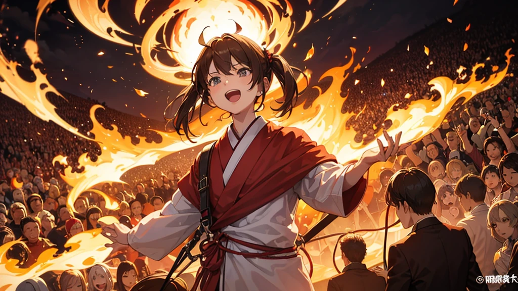 Human Crowd, In hell of fire, Surrounding the man, もっと大きな声でshout, shout,In the great valley,