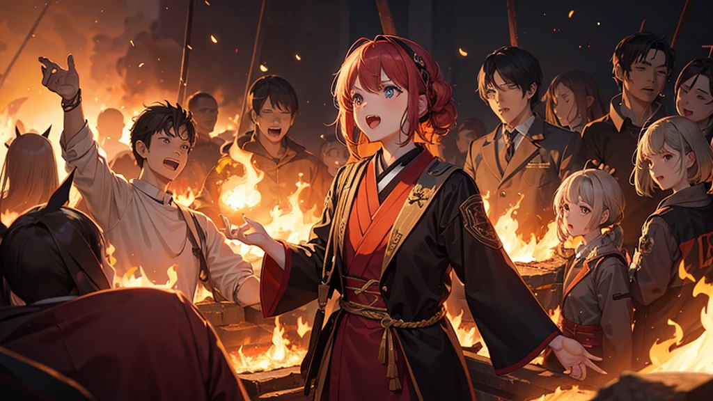 Human Crowd, In hell of fire, Surrounding the man, もっと大きな声でshout, shout,In the great valley,