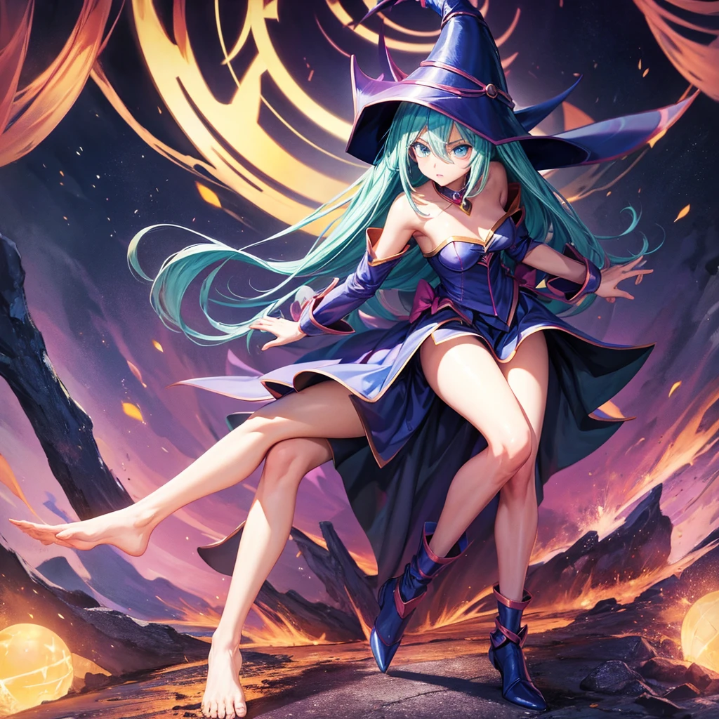 Dark magician girl feets full body