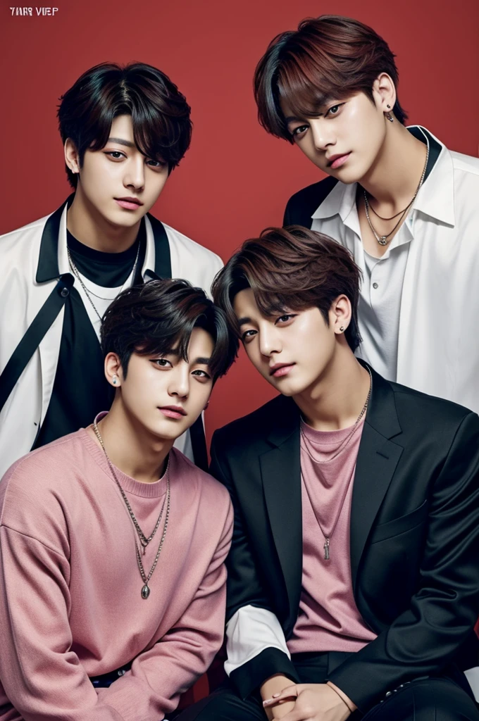 Jungkook and taehyung bts book cover that the title says painless love 