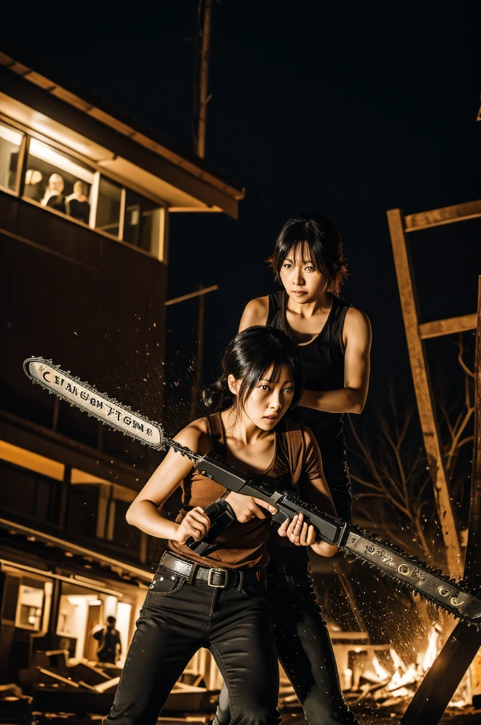 chainsaw man mitaka asa female woman fighting