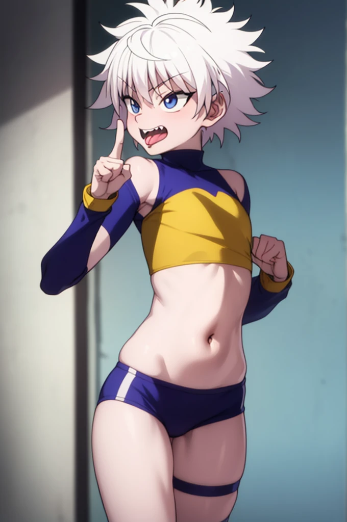 killua ahegao navel