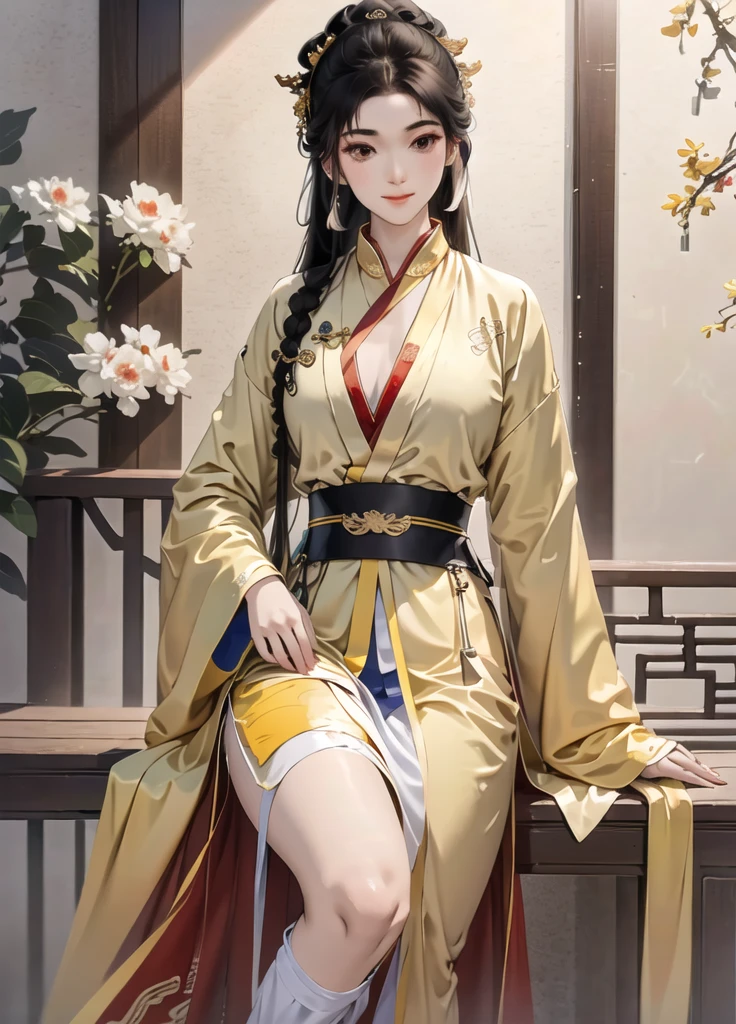 one-girl， Ancient Chinese clothing，Wolfberry-like hairpin， Side face， rays of sunshine， Clear face， Clean white background， tmasterpiece， super detailing， Epic composition， hyper HD， high qulity， extremely detaile， offcial art， Uniform 8k wallpaper， super detailing，