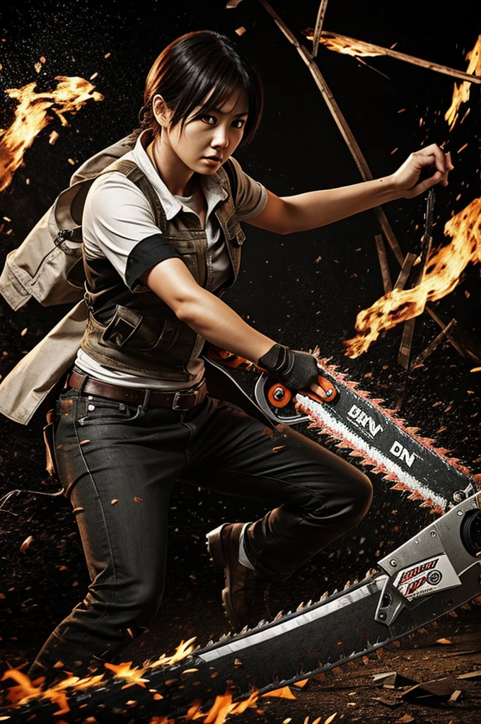 Chainsaw man female characters oc