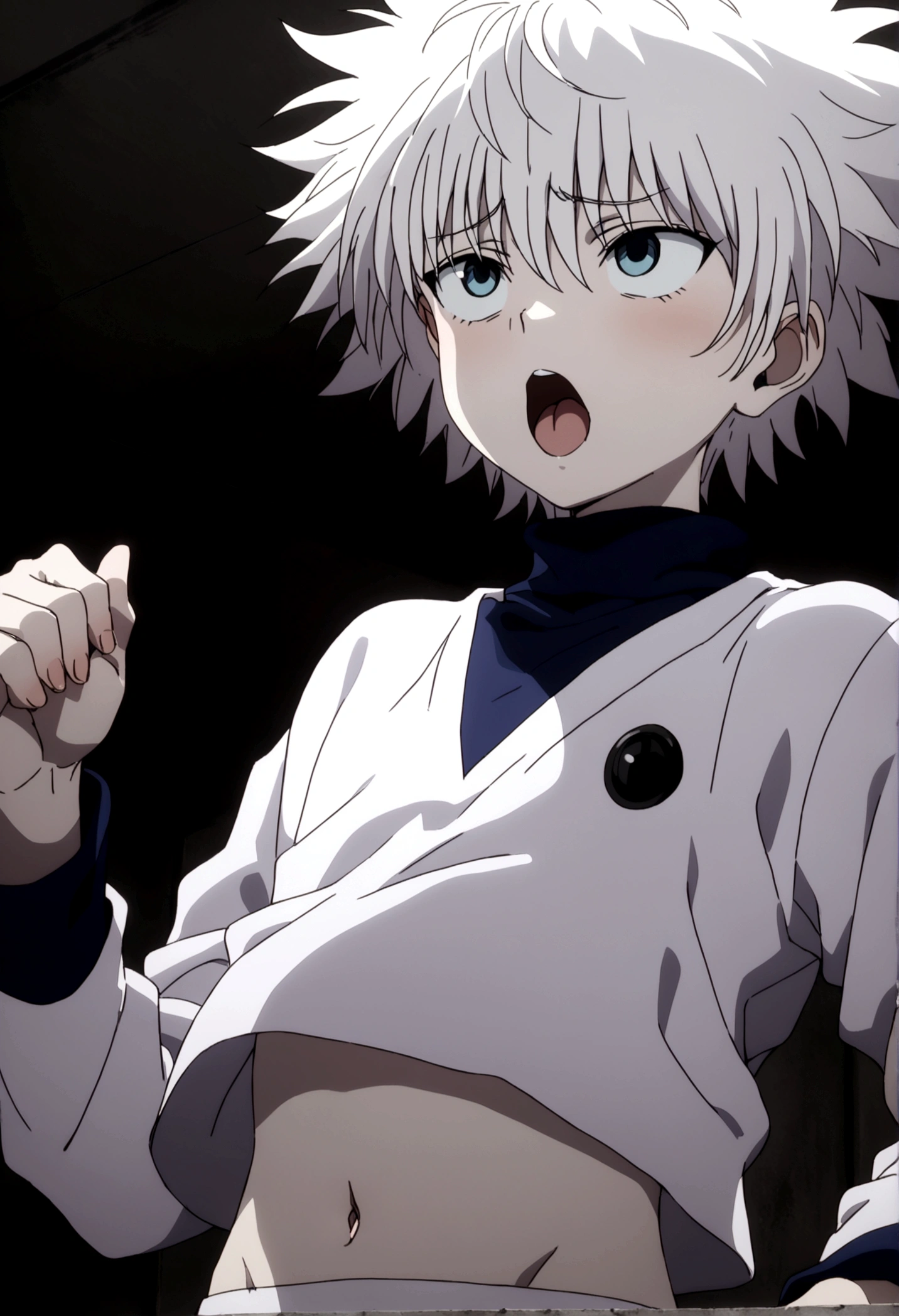 killua ahegao navel