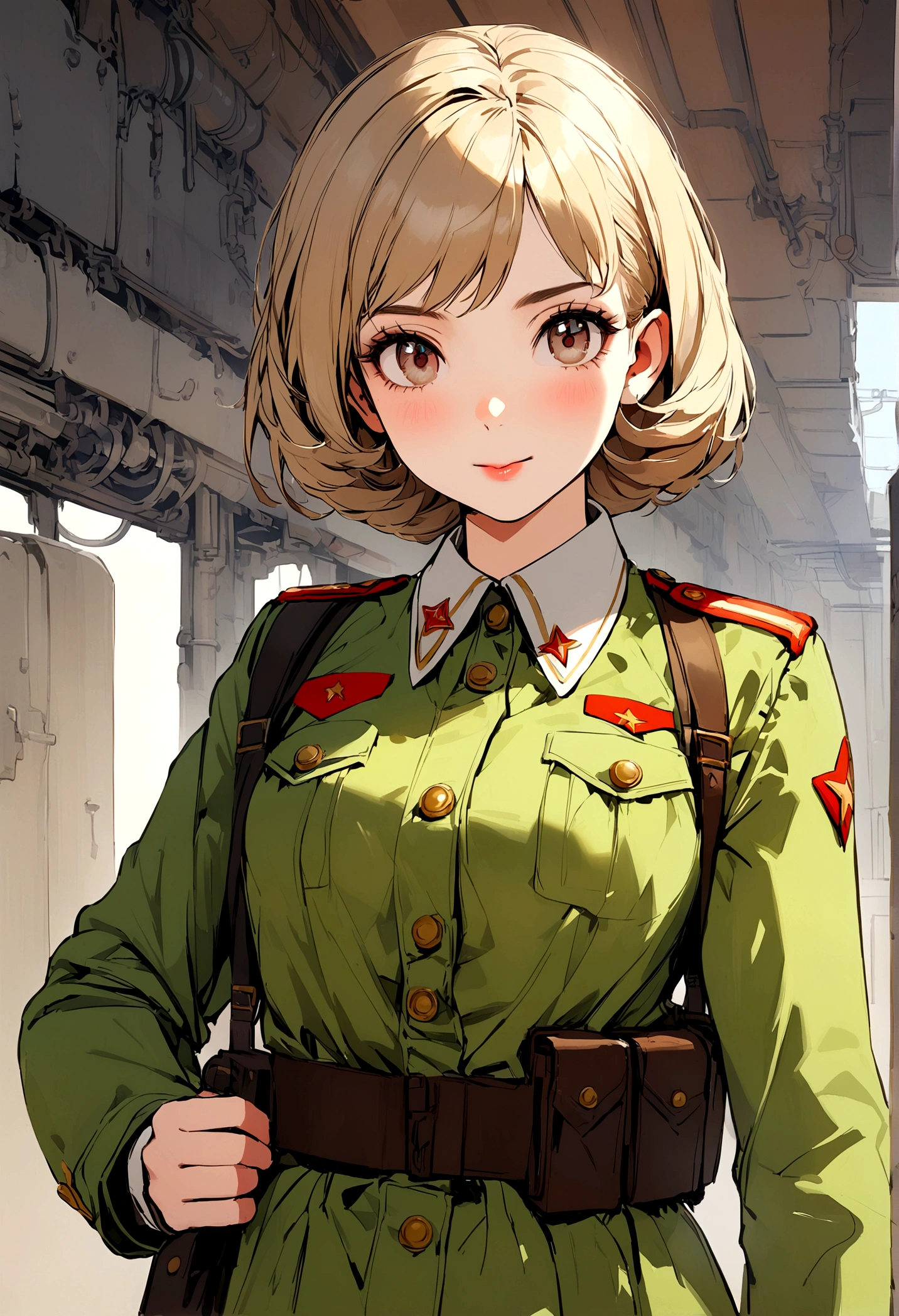 Soviet union soldier girl attractive cute